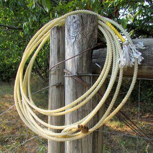 LASSO ROPE, 29 Ft  BEGINNER'S POLY by CACTUS ROPES, LARIAT, CALF ROPING PRACTICE